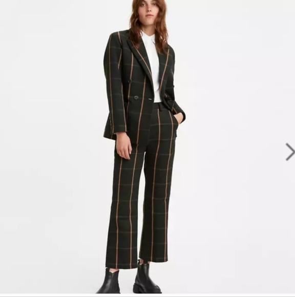 Levi's Denim - Levi's pleated pants 'math club trouser flare' female black